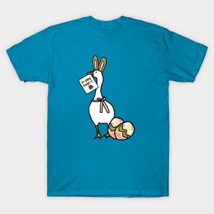 Happy Easter Bunny Ears on Gaming Goose T-Shirt